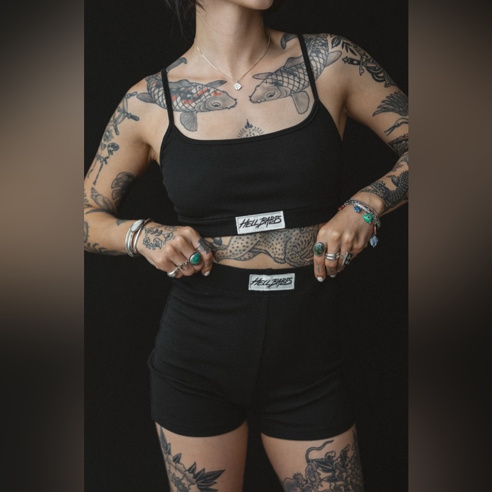 Hell Babes Biker Short SET 🖤